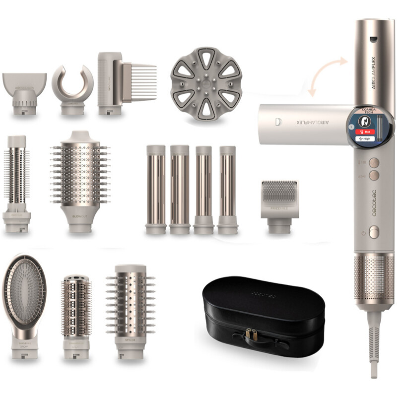 Стайлер Cecotec AirGlam 14in1 Flex Champagne (A01_EU01_114727)