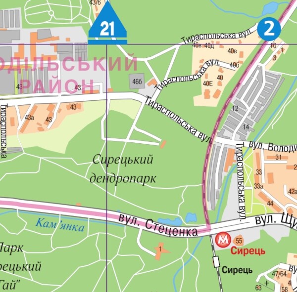 Атлас Киев с каждым домом м-б 1:18 000