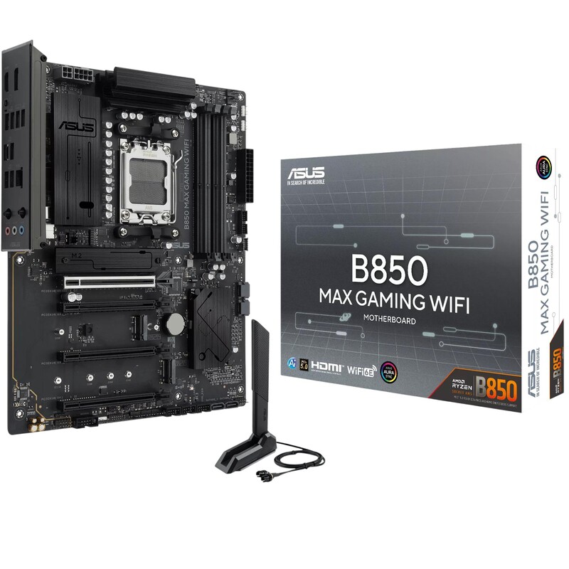 Материнська плата Asus B850 Max Gaming WiFi Socket AM5