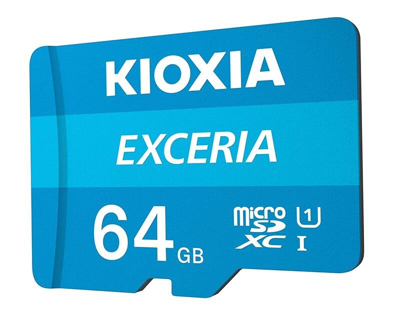 Карта памяти MicroSDXC   64GB UHS-I Class 10 Kioxia Exceria R100MB/s (LMEX1L064GG2) + SD-адаптер