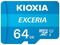 Фото - Карта памяти MicroSDXC   64GB UHS-I Class 10 Kioxia Exceria R100MB/s (LMEX1L064GG2) + SD-адаптер | click.ua
