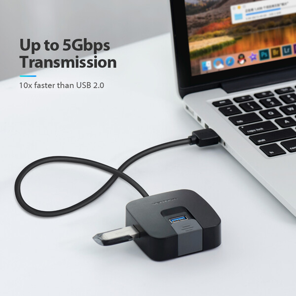 USB-хаб Vention CHBBD 4 ports