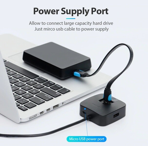 USB-хаб Vention CHBBD 4 ports