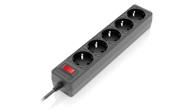 Фильтр питания REAL-EL RS-Protect 505 1.8 м Black (EL122300044)