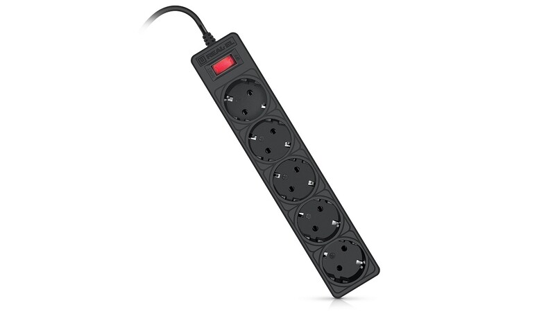 Фильтр питания REAL-EL RS-Protect 505 1.8 м Black (EL122300044)