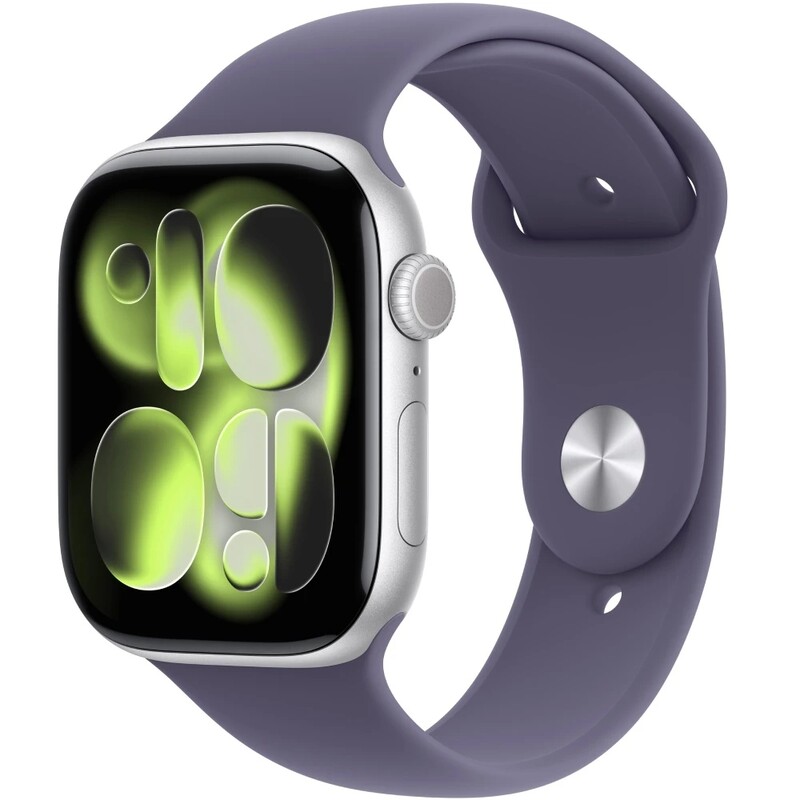 Смарт-часы Apple Watch Series 11 GPS 42mm Silver Aluminium Case with Purple Fog Sport Band - M/L (MEU74RK/A)
