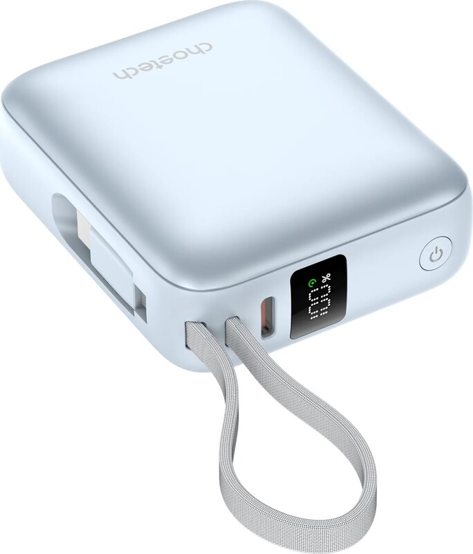 Універсальна мобільна батарея Choetech B832 10000mAh 35W Light Blue (B832-LBE)