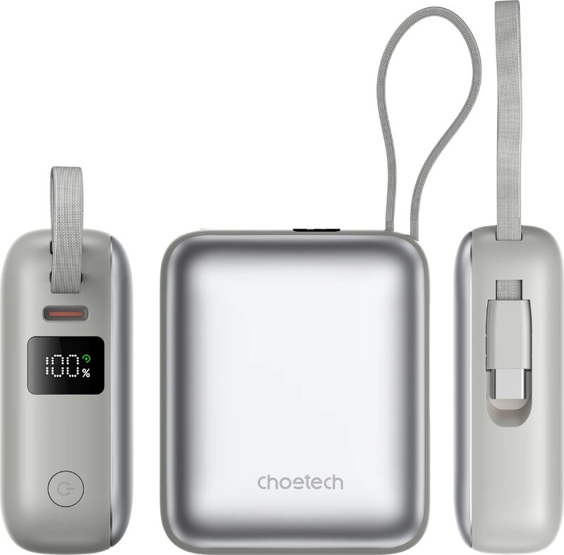 Універсальна мобільна батарея Choetech B832 10000mAh 35W Grey (B832-GY)