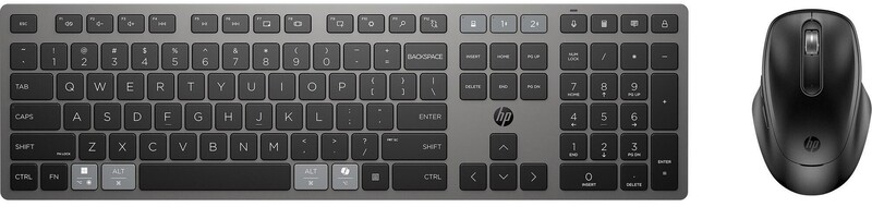 Комплект (клавиатура, мышь) беспроводной HP 720 Multi-Device Rechargeable Black (9T5A9AA)