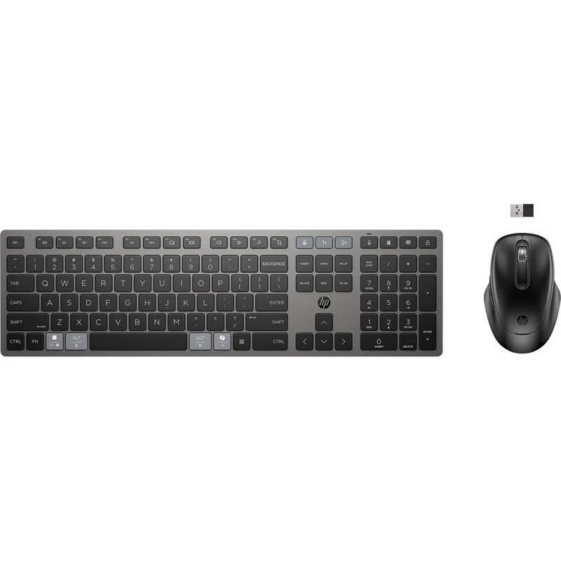 Комплект (клавиатура, мышь) беспроводной HP 720 Multi-Device Rechargeable Black (9T5A9AA)