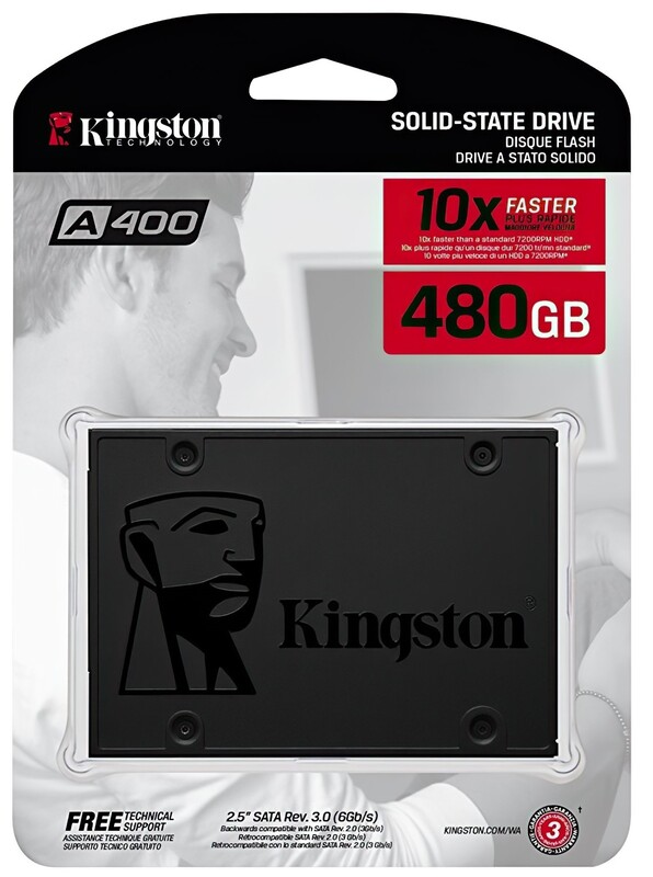Накопитель SSD 480GB Kingston SSDNow A400 2.5" SATAIII (SA400S37/480G)