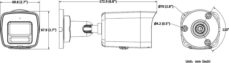 IP-камера Hikvision DS-2CD1047G3H-LIUF 4МП (4мм)