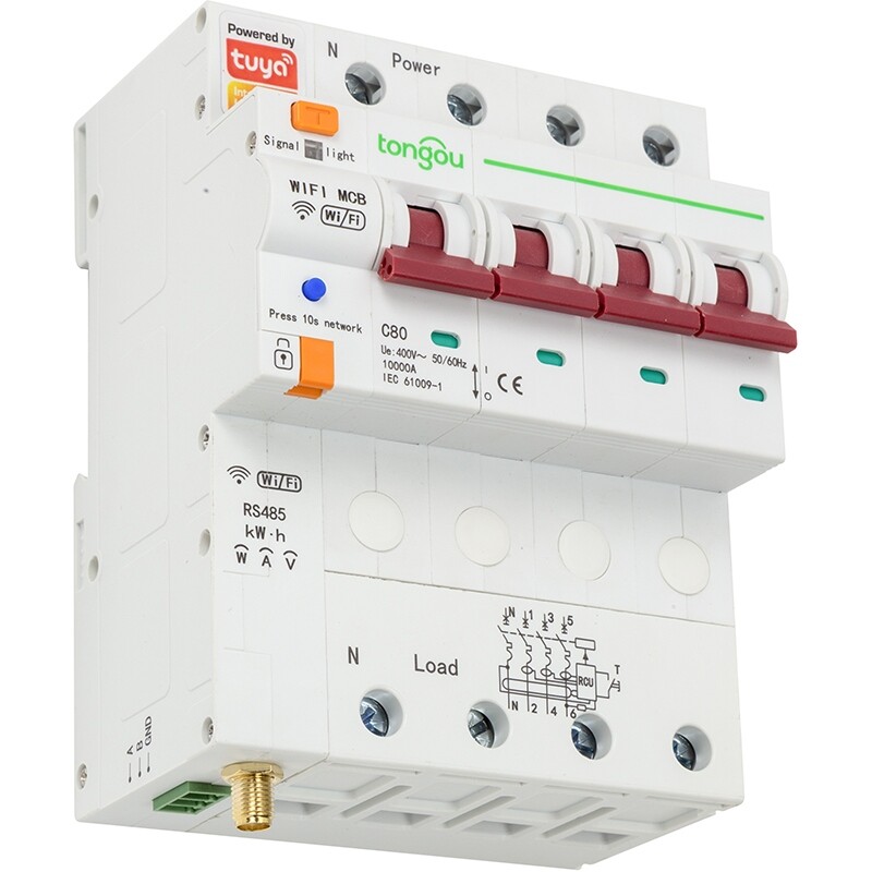 Розумний 4-канальний перемикач Tuya Wi-Fi HS082260