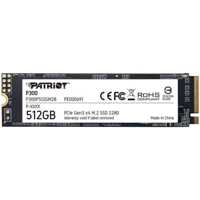 Накопичувач SSD  512GB Patriot P300 M.2 2280 PCIe 3.0 x4 NVMe TLC (P300P512GM28)