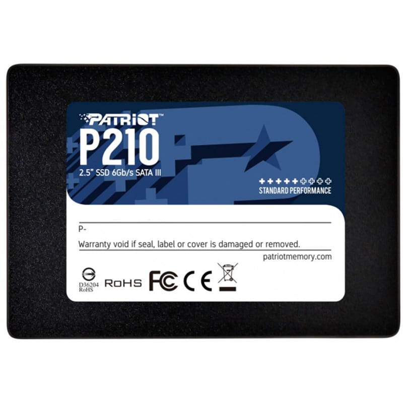 Накопитель SSD  256GB Patriot P210 2.5" SATAIII TLC (P210S256G25)