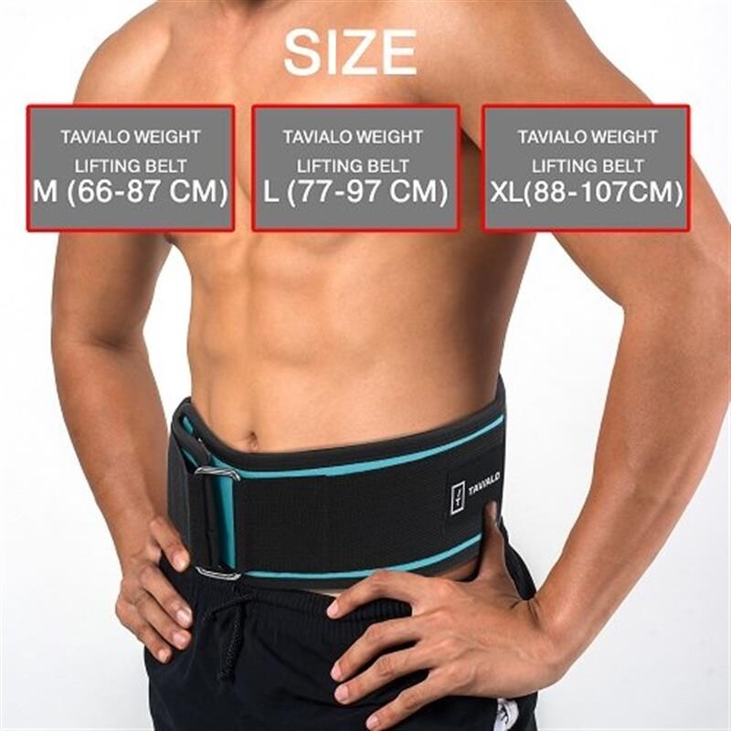 Пояс для тяжелой атлетики Tavialo XL Black-Blue (189300010)