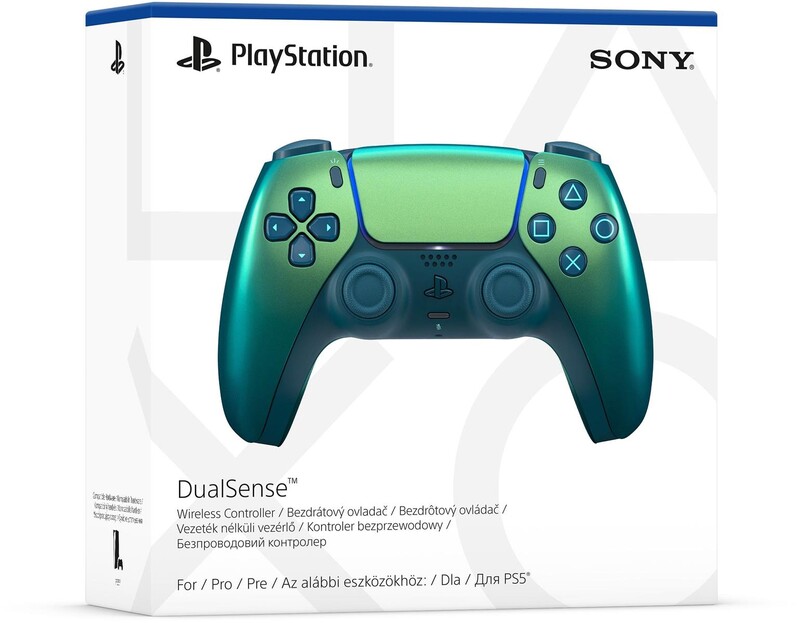 Геймпад бездротовий Sony PlayStation 5 DualSense Chrome Teal (1000050603)