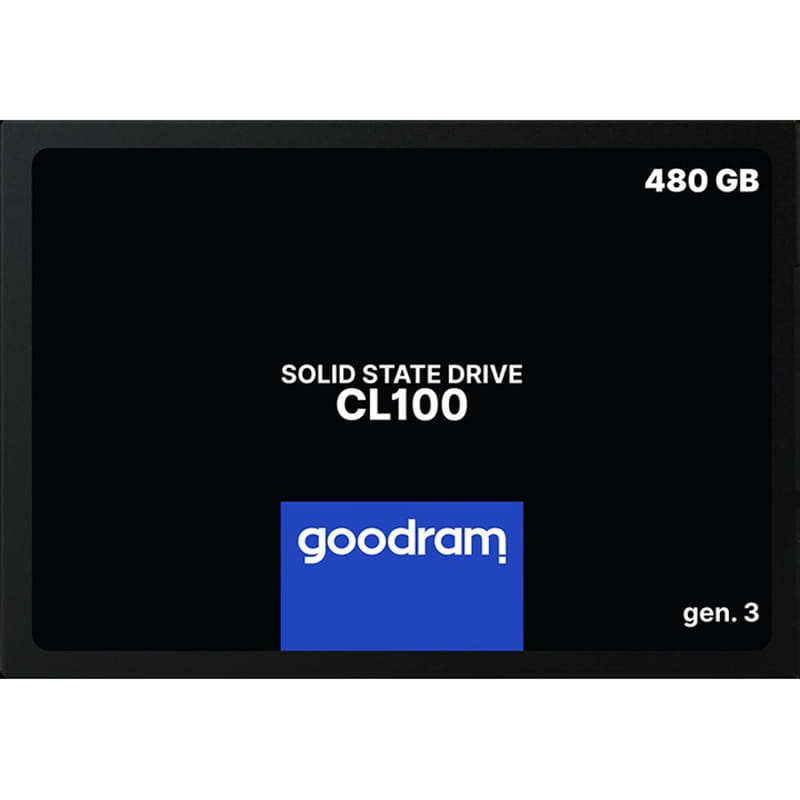 Накопичувач SSD  480GB Goodram CL100 GEN.3 2.5" SATAIII TLC (SSDPR-CL100-480-G3)