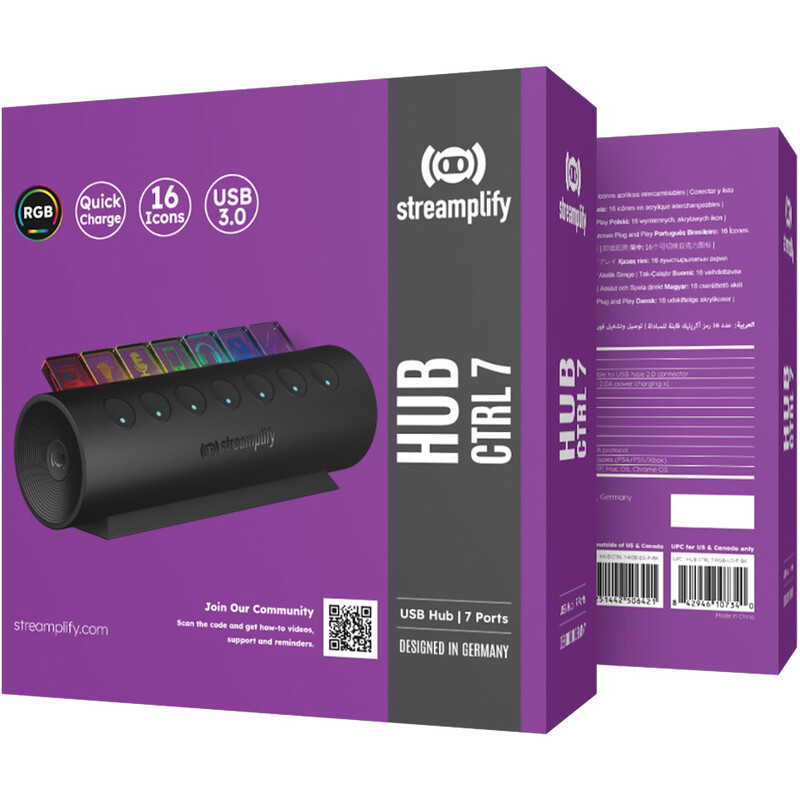 USB-хаб Streamplify Hub CTRL 7 (SPUH-HC71217.11)