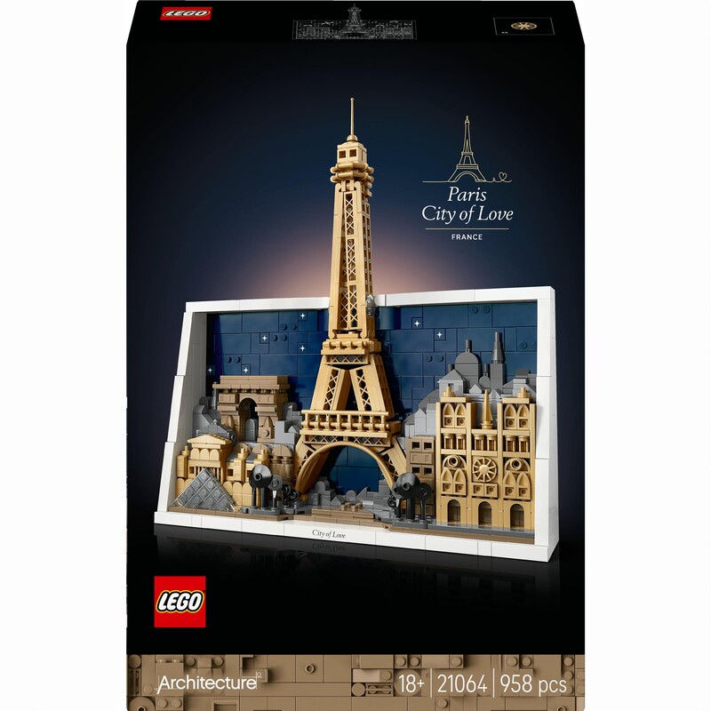 Конструктор LEGO Architecture Париж — місто кохання (21064)