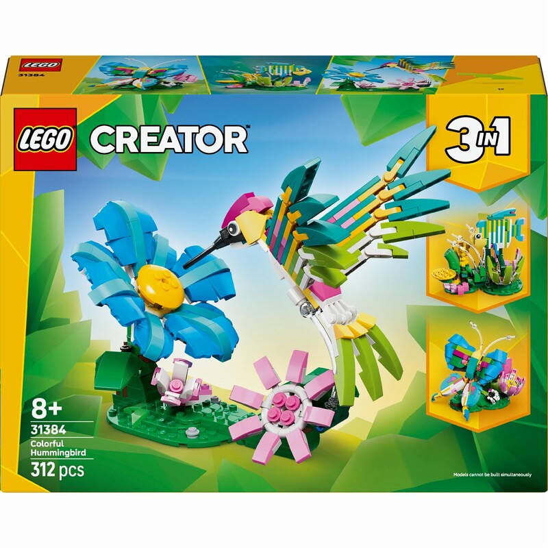 Конструктор LEGO Creator Дикі тварини: барвистий колібрі (31384)
