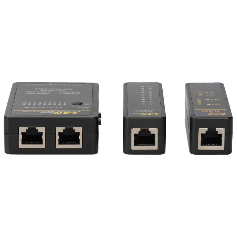 Тестер кабельний Digitus DN-14001-1 для UTP, STP, BNC кабелів