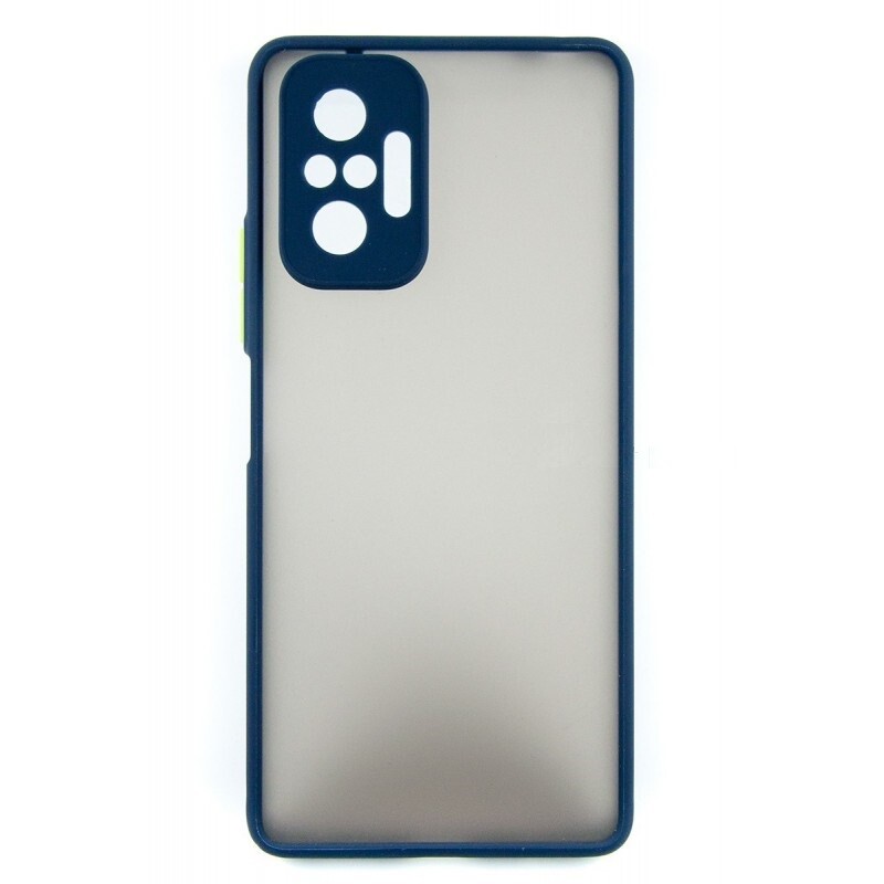 Чeхол-накладка Dengos Matt для Xiaomi Redmi Note 10 Pro Blue (DG-TPU-MATT-78)