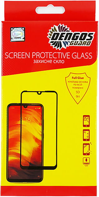 Захисне скло Dengos для Samsung Galaxy A30s SM-A307/A50s SM-A507 Black Full Glue (TGFG-80)