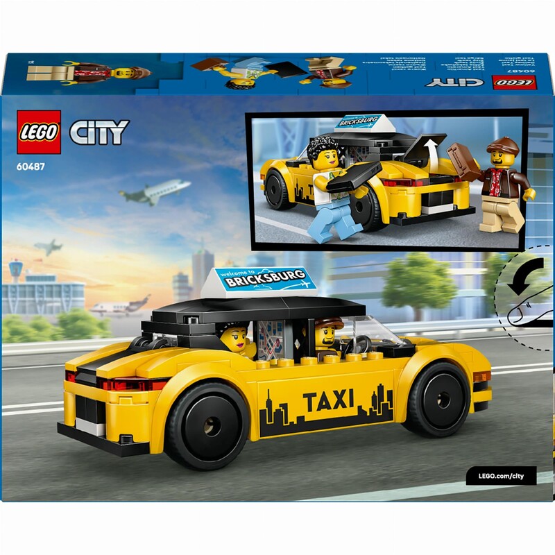 Конструктор LEGO City Жовте таксі (60487)