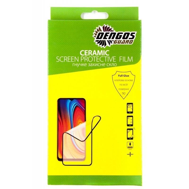 Защитное стекло Dengos Ceramic Film для Vivo Y31 Black (TGCF-09)