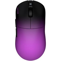 Мышь беспроводная Hator Quasar 3 Ultima 8K Wireless Black/Violet (HTM760)