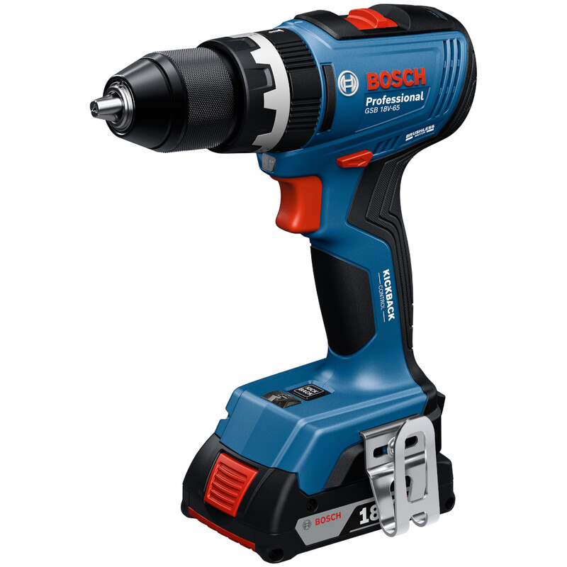 Дриль-шурупокрут Bosch Professional GSB 18V-65 (06019N3100)
