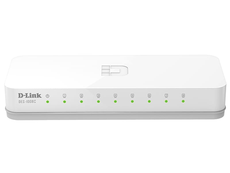 Комутатор D-Link DES-1008C