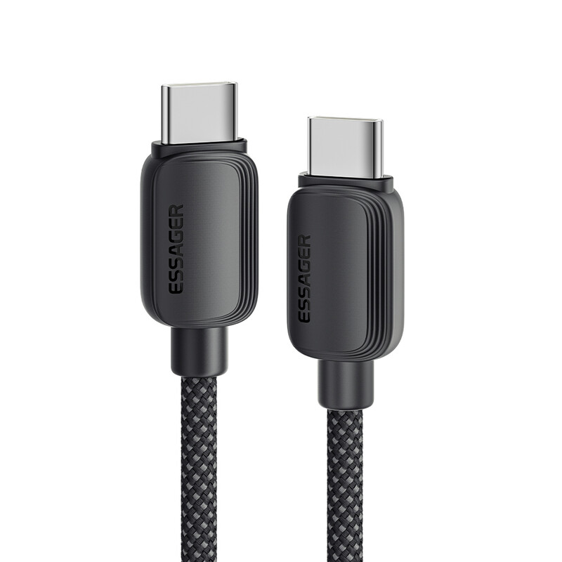 Кабель Essager Breeze USB Type-C - USB Type-C (M/M), 100W, 2 м Blue (EXCTT1-WLA03-P)