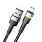 Фото - Кабель Essager Colorful LED USB - Lightning (M/M), 1 м Black (EXCL-XCD01) | click.ua