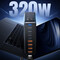 Фото - Мережевий зарядний пристрій Essager Engine 320W 4xUSB-C+4xUSB-A Black (EZC320W-QJB0G-Z) | click.ua