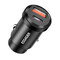 Фото - Автомобильное зарядное устройство Essager Gyroscope Mini Charger USB-A + Type-C 30W Black (ECCAC-TL01) | click.ua