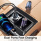 Фото - Автомобильное зарядное устройство Essager Gyroscope Mini Charger USB-A + Type-C 30W Black (ECCAC-TL01) | click.ua