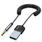 Фото - Bluetooth-трансмиттер Essager Lingfeng USB to 3.5mm Bluetooth 5.0 Grey (EBT-LF01-P) | click.ua