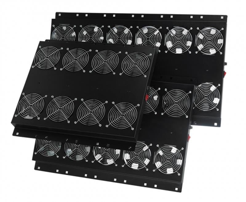 Вентиляционная панель Mirsan 2 вент., термостат в комплекте RAL 9005 (MR.FAN2WT.01)