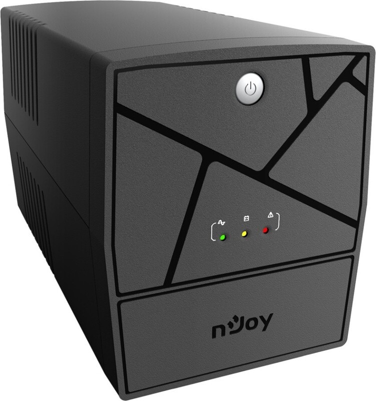 ИБП NJOY Keen 1000 (UPLI-LI100KU-CG01B), Lin.int., AVR, 4 x евро, USB, пластик