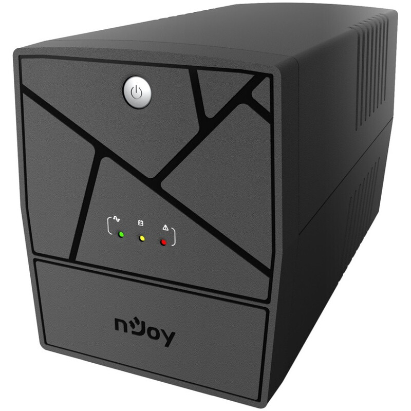 ИБП NJOY Keen 1000 (UPLI-LI100KU-CG01B), Lin.int., AVR, 4 x евро, USB, пластик