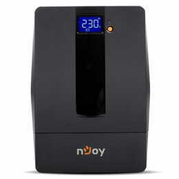 Джерело безперебійного живлення NJOY Horus Plus 1000 (PWUP-LI100H1-AZ01B), Lin.int., AVR, 4 x евро, USB, LCD, пластик