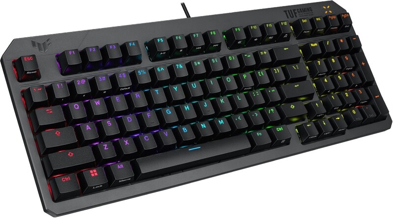 Клавиатура Asus TUF Gaming K3 Gen II Opti-Mech RGB 97key Switches ABS Black (90MP0390-BKMA00)_promo