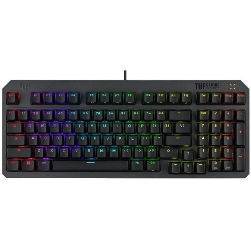 Клавиатура Asus TUF Gaming K3 Gen II Opti-Mech RGB 97key Switches ABS Black (90MP0390-BKMA00)_promo