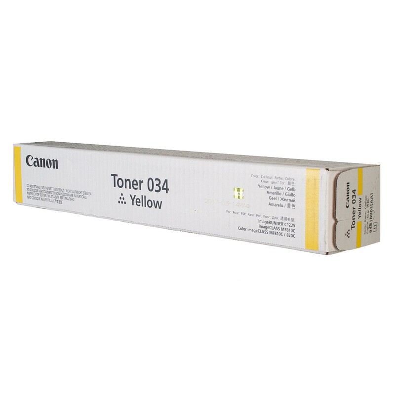 Тонер-картридж Canon (C-EXV034) iRC1225 Yellow (9451B001)