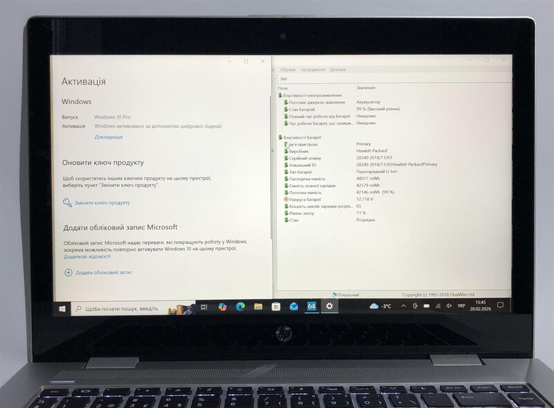 Ноутбук HP ProBook 640 G4 / 14" FullHD IPS Touch / i5-7200U / 8GB / 128GB SSD / Win10Pro / Backlight - Б/в