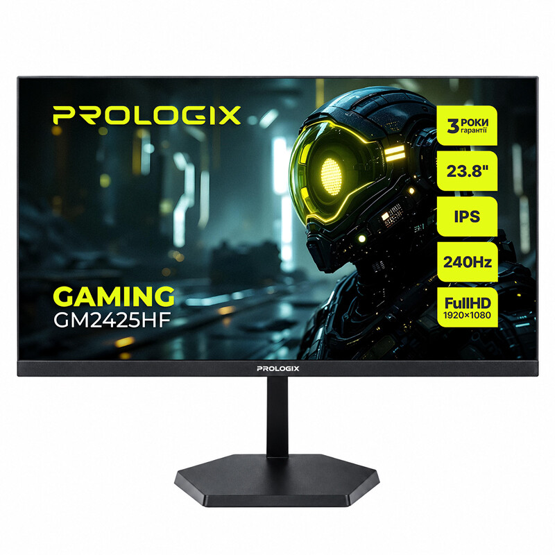 Монитор Prologix Gaming 23.8" GM2425HF IPS Black 240Hz