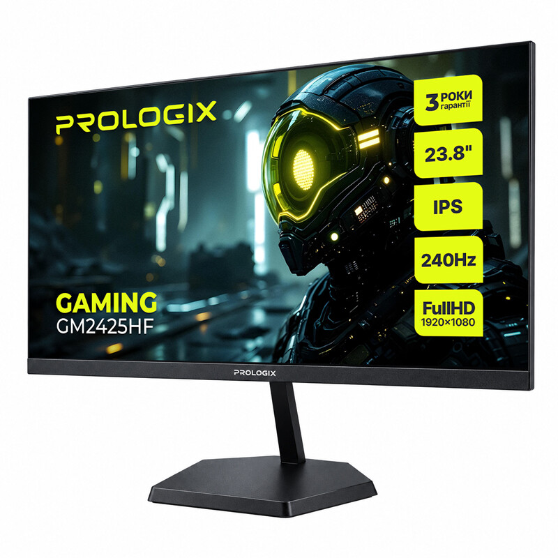 Монитор Prologix Gaming 23.8" GM2425HF IPS Black 240Hz