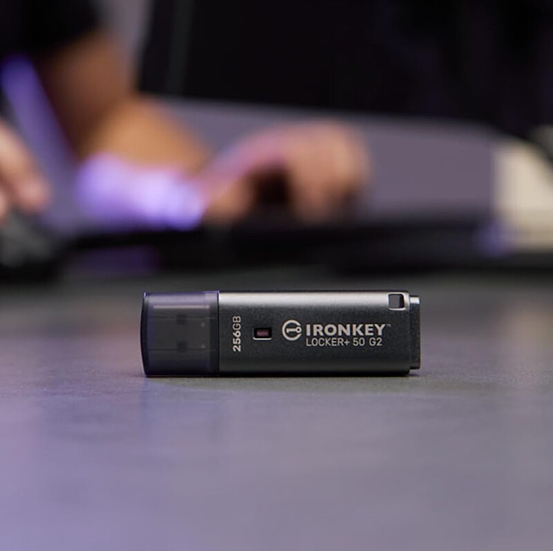 Флеш-накопичувач USB 3.2 32GB Kingston IronKey Locker+ 50 G2 (IKLP50G2/32GB)